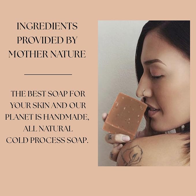 Aspen Kay Naturals Goats Milk, Honey & Oatmeal Soap Bar – with Organic Raw Honey, Goats Milk, Rolled Oats & Shea Butter - Exfoliating Soap – For All Skin Types - Handmade in Florida. (6 pack)