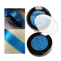 Afflano Sparkly Blue Eyeshadow Single, Long-Lasting Blue Glitter Eyeshadow Rich Pigment, One Swipe Coverage, 12H Wear No Fallout Metallic Shimmery Sapphire Eye Shadow for Women Day, Night Party Makeup