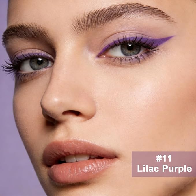 Ultra Fine Liquid Eyeliner Pencils- Slim Felt Tip for Precise Eye Lines, Waterproof, Smudge Proof & Quick-Drying, Winged Liner and Inner Corner. Long Lasting All Day Makeup, Smooth & Lightweight.