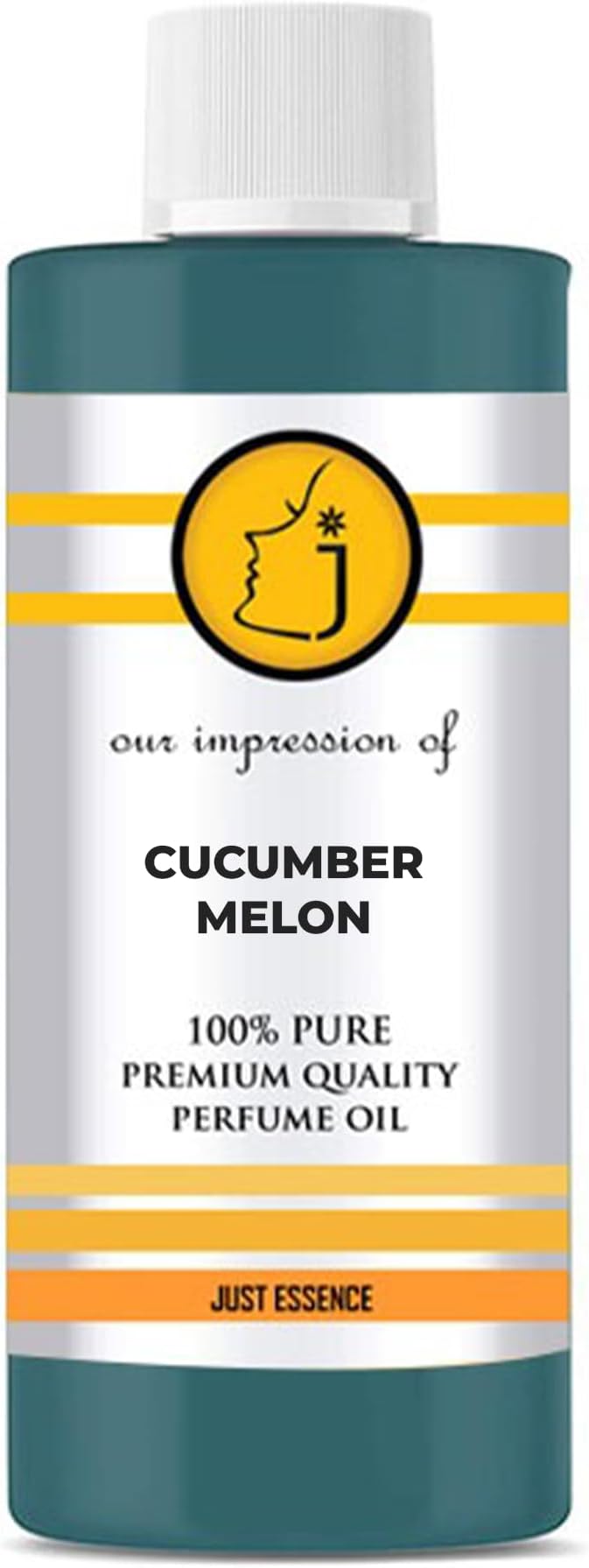 Just Essence Cucumber Melon Fantasy Fregrance Perfume Oil for Perfume Making, Personal Body Oil, Soap, Lotion, Candle Making & Incense | Premium Quality Undiluted & Alcohol Free | 2 Fl Oz