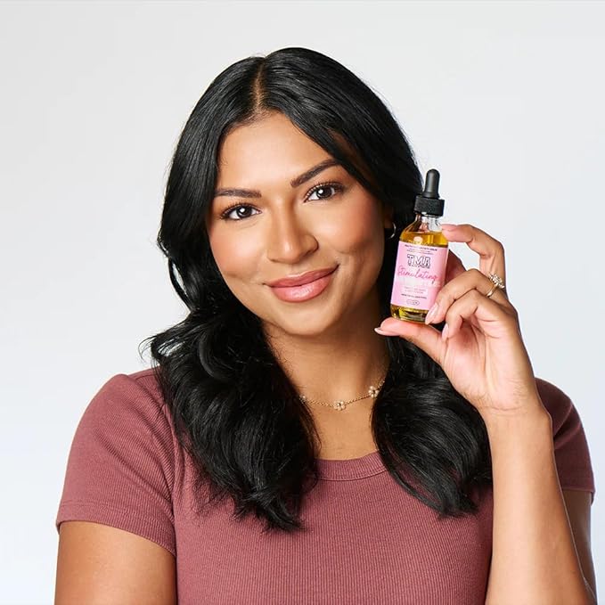 The Mane Attraction Hair Oil for All Hair Types, Infused with Rosemary Oil, Castor Oil & Black Seed Oil - Stimulating Hair Growth, Seals in Moisture, Soothes Irritated Scalp. Mini, 2oz