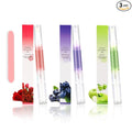 Meschett 3PCS Nail Cuticle Oil Pens with Nail File, Cuticle Oil for Nails from Natural, Nail Oil Cuticle for Cracked and Dry Nail(Blueberry & Rose & Apple Flavor)