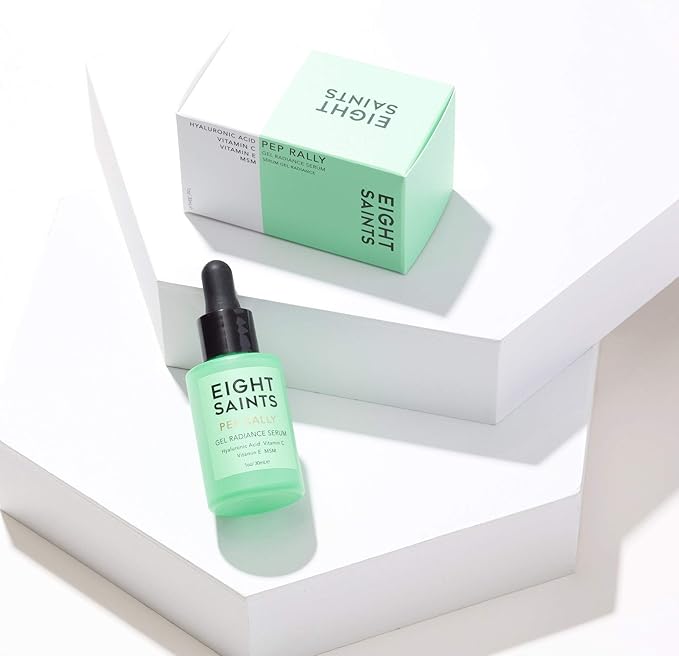 Eight Saints Skincare Pure Hyaluronic Acid Serum for Face Plumping, Vitamin C Face Serum with Vitamin E for Fine Lines, Reduces Wrinkles, Firming, Hydrating, Anti-Aging, 1 oz