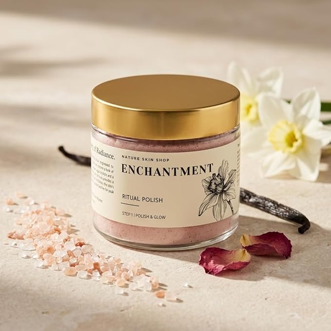 Nature Skin Shop Enchantment Whipped Ritual Polish – Luxurious Whipped Exfoliating Body Scrub, 8oz