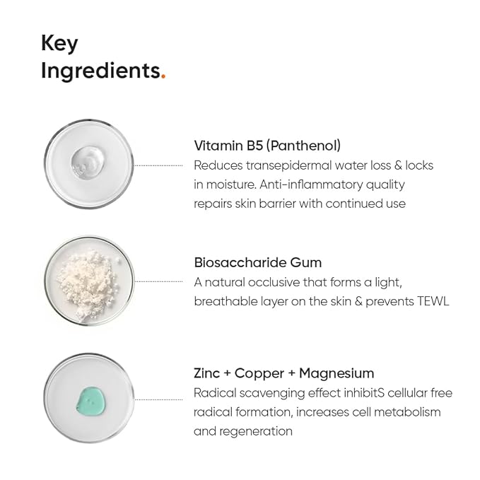 Minimalist Panthenol (Vitamin B5) 10% Face Moisturizer for Oily & Acne Prone Skin Moisturizer for Dehydrated and Damaged Skin | For Women & Men | 1.7 Oz / 50 gm