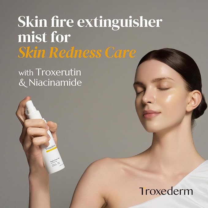 Repair Essence Toner Mist – Travel Size Korean Face Mist with Niacinamide, Troxerutin & Centella Asiatica, Carry-On Friendly Hydrating Spray for Barrier Care, 1.01 Fl.oz