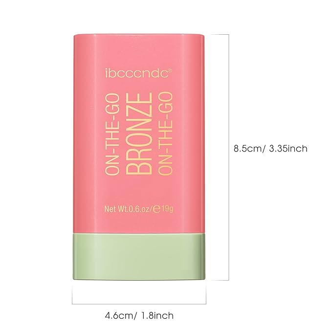 Highlighter Makeup Stick - Blush Highlighters Makeup Stick for Face & Body, Natural Silky Shimmer Highlight, Bendable Long Lasting Cream Korean Highlighter (#A01 Warm Glow)
