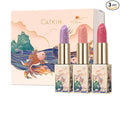 CATKIN Lip Balm Color Tinted Changing Lipstick Ultra Hydrating Lip Moistrurizer Lip Care with Vitamin E Nourishing For Cracked & Dry Lips 0.12 oz 3pcs with Gift Box (C09+C19+C20)