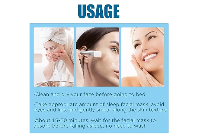 J Skin Beauty HYDRA MOIST Ice Water Sleeping Mask, 300g Fast absorbing.With cooling effect