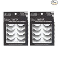 Ardell Faux Mink Lashes 811 False Eyelashes – Knot-Free Invisiband, Natural Wispy Lashes Strips, Reusable Fake Lashes, 2 Pack