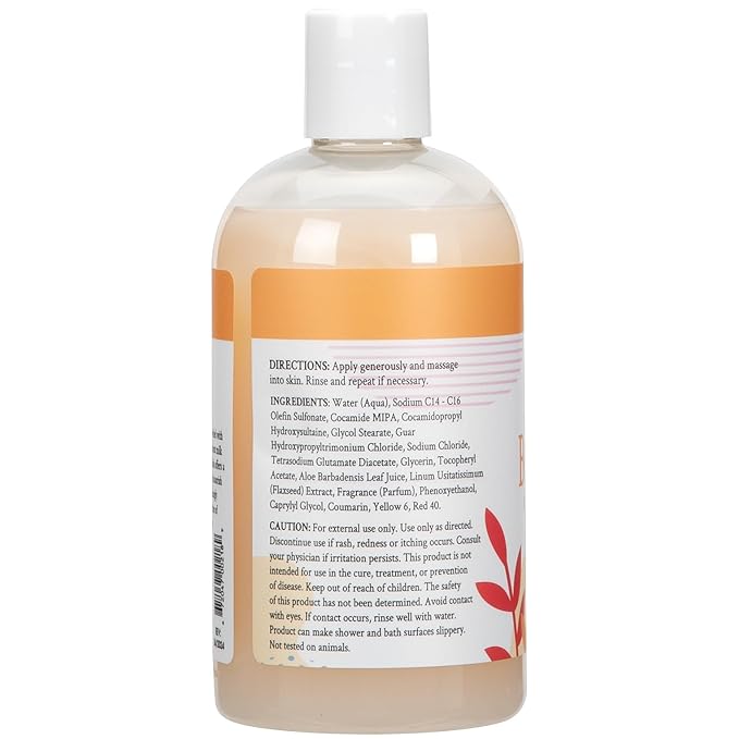 Ginger Lily Farms Botanicals Nourishing Body Wash, Coco Mango, 100% Vegan & Cruelty-Free, Coconut Mango Scent, 12 Fl Oz (Pack of 6)