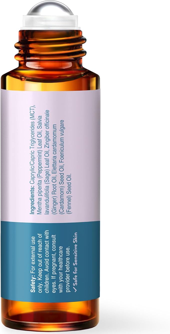 UpNature Calm Essential Oil Roll On – 100% Natural Aromatherapy for Relaxation - Nurse Essentials for Work, Nurses Week Gifts - Self Care Gifts for Women