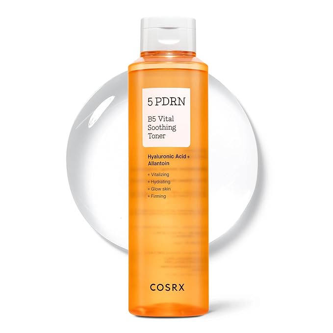 COSRX 5 PDRN B5 Vital Soothing Toner - Korean Toner for Rejuvenating & Soothing Skin with Salmon DNA, Centella, Lactobacillus PDRN & Panthenol, Mothers day gift for Mom, Korean Skin Care 9.46 fl.oz.
