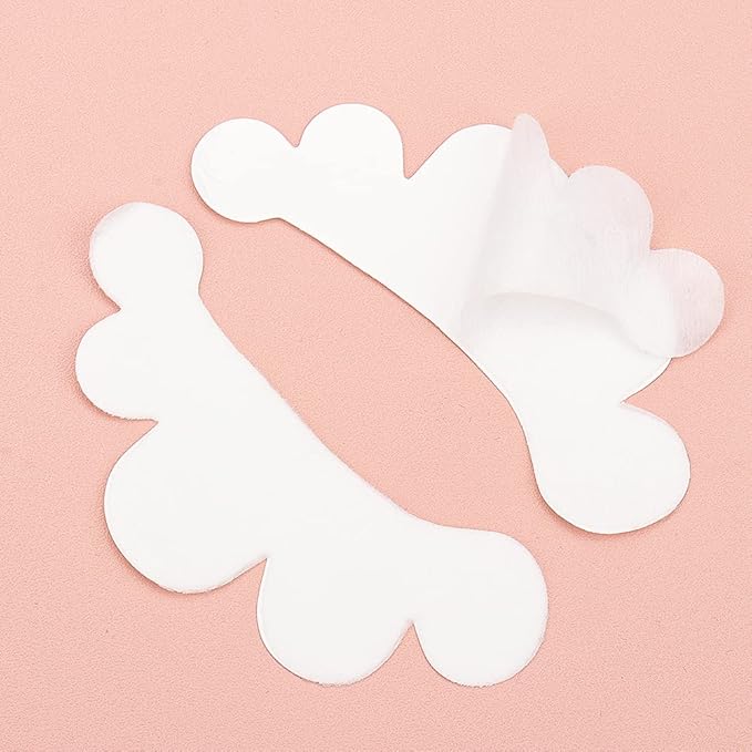 100 Pairs Eye Under Gel Pads Eyelash Extensions Patches,Lash Extension Lint Free Under Hydrogel Eye Mask Pads Beauty Tools (Pink)