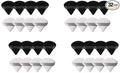8 Pieces Triangle Powder Puff Face Soft Triangle Makeup Puff Velour Cosmetic Foundation Blender Sponge Beauty Makeup Tools (Pack of 4)