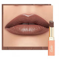 Oulac Color Rich Satin Lipstick - Greyish Brown Full Coverage Lip Color, Creamy Silky-Smooth, Moisturizing, Satin Matte Finish, Infused With Shea Butter, Vegan & Clean Beauty, 4g, SG12 Boundless