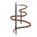 Replaceable Eyebrow Pencil, Ultra Fine 1.5mm Tip Draws Tiny Brow Hairs, Long Lasting & Budgeproof, Waterproof Brow Pencil Built-in Spoolie Brush(Ash Brown)