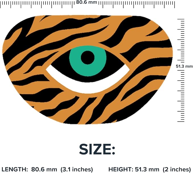 Adhesive Eyepatch for Kids & Adult - As Seen on Shark Tank - Kids Breathable, Comfortable Animal Eyepatch for Lazy Eye - Amblyopia & Sensitive Skin Medical Eye Patches - 48 Patches by See Worthy