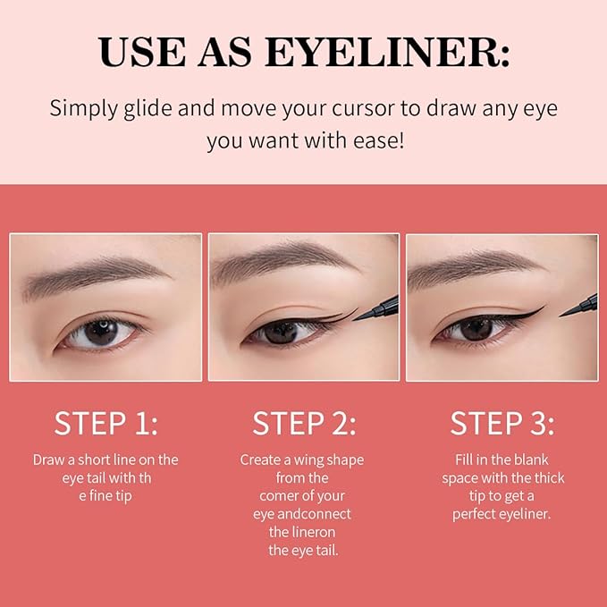 Eyebrow Pencils for Women Waterproof, Eyebrow Pencil & Eyebrow Pen 2 in 1, Long Lasting Brow Pencil, Natural Hair Like Eye Brow Pencil, Brown Eyebrow Pencil (01 LIGHT BROWNS)