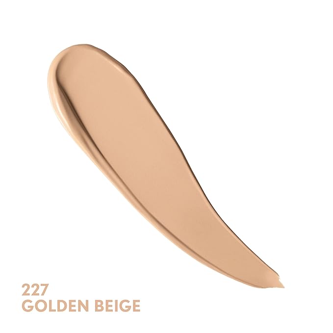 COVERGIRL & Olay Simply Ageless 3-in-1 Liquid Foundation, Matte Finish, Hyaluronic & Vitamin C Formula, 227 Golden Beige, 1 Count