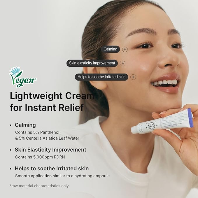 Dr.Althea PDRN Reju 5000 Cream | Biome PDRN Cream for Irritated, Sensitive Skin | Soothing Face Moisturizer with Panthenol and Centella | Korean Vegan Skin Care for All Skin Types, 0.7 Fl Oz