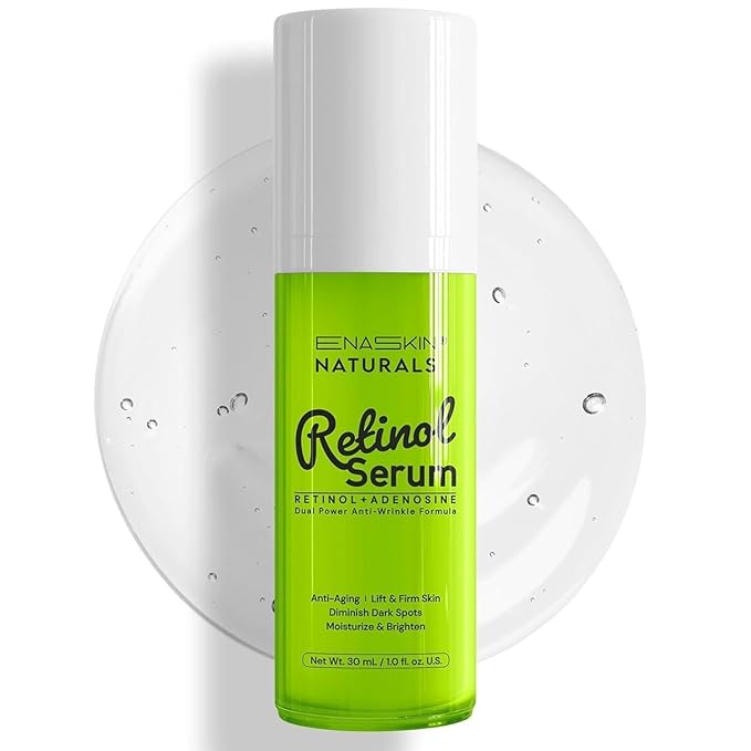 Retinol Serum for Face – Anti-Aging for Fine Lines & Wrinkles, Firms & Hydrates, Hyaluronic Acid & Peptides, Night Moisturizer Serum for Women/Men, Fragrance-Free, 1.0 fl.oz