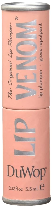 DuWop Cosmetics Original Lip Venom - Lip Plumping Gloss to Plump and Moisturize, Pink (2-Pack)