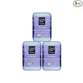 One With Nature Dead Sea Salt Lavender Soap 4oz 3-Pack – Soothing and Exfoliating Soap Bar with Dead Sea Minerals for Face & Body, for Men & Women