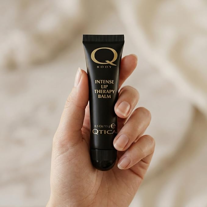 Qtica Intense Lip Repair Balm - Set of 6 by QTICA Beeswax Smooth Creamy Texture Restorative Lip Gel for Dry, Chapped Lips Instant Hydration, Softness