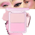 CAKAILA 2 Colors Light Nude Beige Pink Eye Shadow Powder Palette Makeup for Women,Neutral Matte Naked Eyeshadow Palette for Old Women Long Lasting Naturing-Looking,Vegan