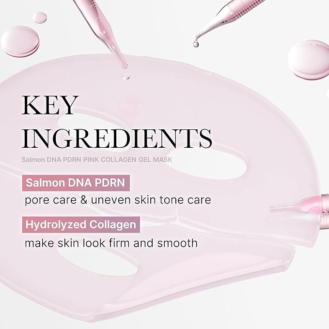medicube Color-Changing Jelly Mask Set For Uneven Skin Tone & Radiant Glow: Salmon DNA PDRN pink collagen jelly gel mask (4ea) and Kojic Acid Turmeric Brightening Gold Jelly Gel Mask (4ea)