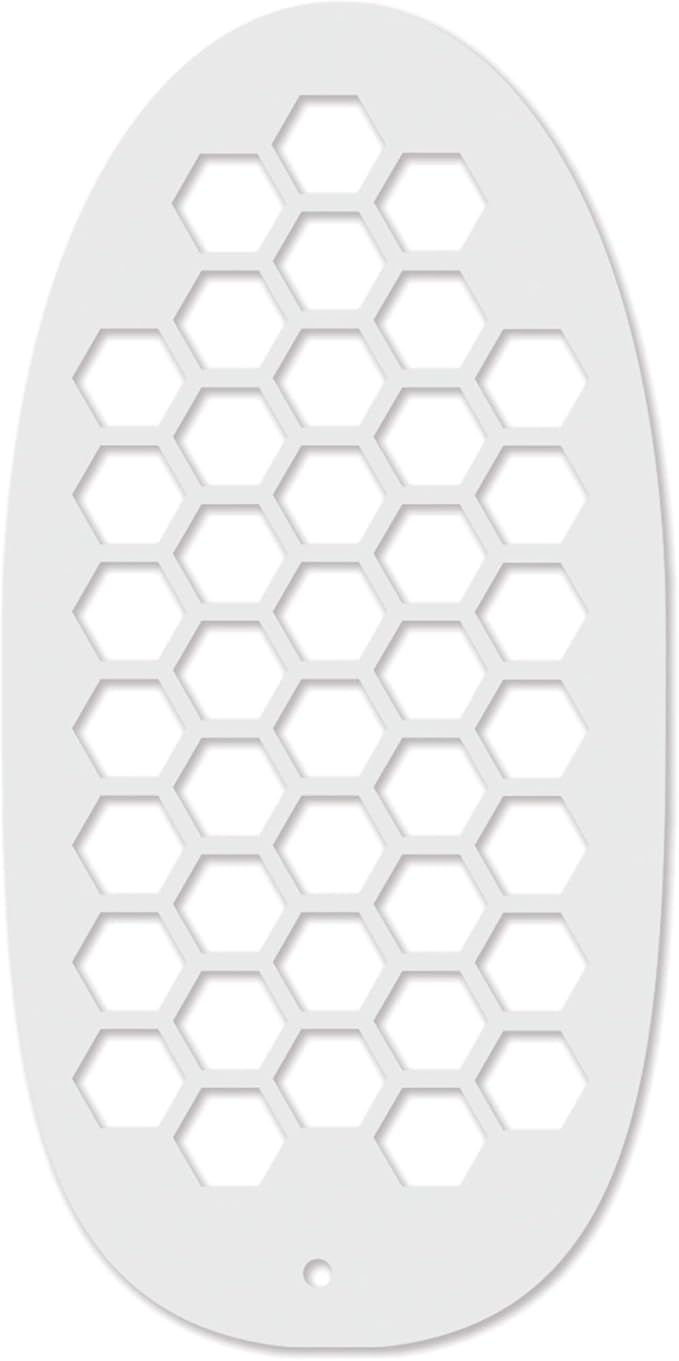 Stencil1FX - Hexagon Eye Makeup Stencil for Costumes, Dress Up, Halloween, Cosplay, Face Painting, Raves, Festivals, Parades, Parties