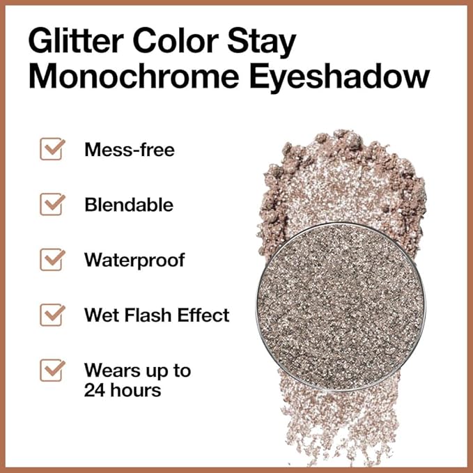 CAKAILA Taupe Gray Brown Monochrome Shimmer Eyeshadow Palette Makeup,Long Lasting Naturing-Looking Lightweight Glitter Single Eyeshadow,Neutral Powde Eye Shadow for Older Women