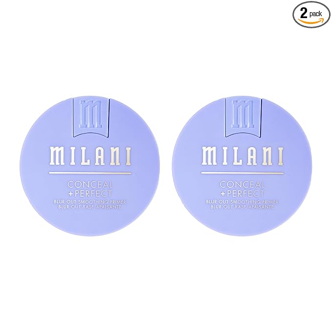 Milani Conceal + Perfect Blur Out Smoothing Primer - Blurring Face Base for All Skin Tones - Pore Minimizing & Soft Focus Finish - 2 x 0.74 oz