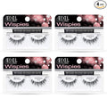 Ardell False Eyelashes Wispies, 122 - Black, Natural-Looking Lightweight Strip Lashes, Easy to Apply, Perfect for Everyday or Glam Looks, 4 Pack