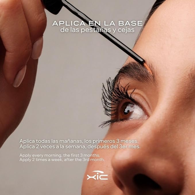 XiC Glam. Eyelashes and Eyebrows Growth Serum. You'll get aparetly Stronger, Thicker and Voluminous Eyelashes. XiC Enhancer. Product, lasts up to 8 months, 5.5ml.