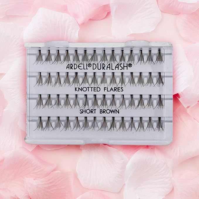 Ardell False Eyelashes Short Brown, DIY Lash Clusters, Eyelash Extension Kit, 4 Pack