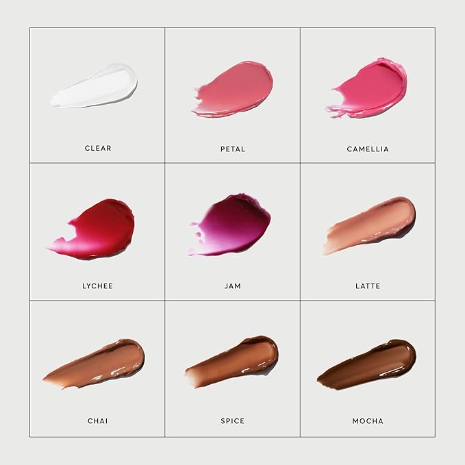Naturium Phyto-Glow Lip Balm, Hydrating Lip Care with a Glossy Finish, 0.34 oz Lychee