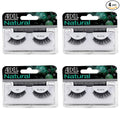 Ardell False Eyelashes 107 - Black, Natural Look Strip Lashes, Long-Lasting Wear for Everyday Use, 4 Pack
