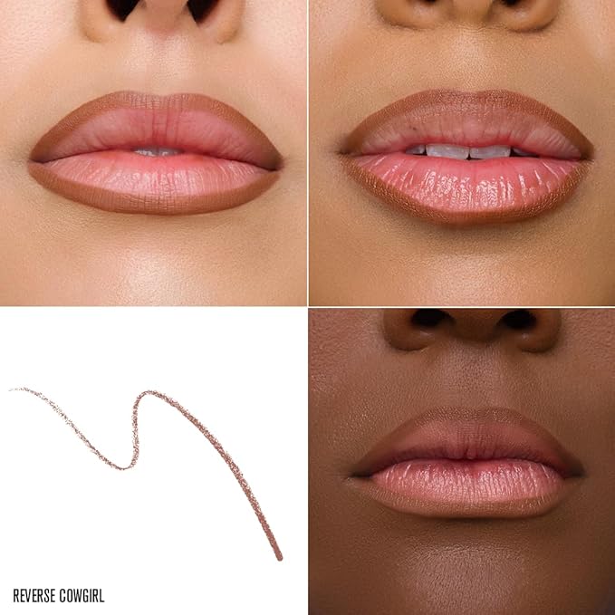 Jeffree Star Cosmetics Velour Lip Liner, Creamy Formula, Satin Finish, Long-Lasting, Peptide Complex, Mineral Oil-Free, Vegan & Cruelty-Free (Reverse Cowgirl)