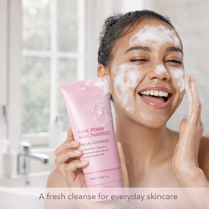 Facial Cleanser PDRN Marshmallow Whip Cleanser | Deep Cleansing Foam for Pore Care, Blackhead Care, Uneven Skin Tone with Salmon DNA PDRN, Low pH Hydrating and Nourishing Face Wash