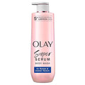 Olay Super Serum Body Wash for Rough & Bumpy Skin, 24hr Long Lasting Rich Hydration, 5+ Ingredient Complex for Bright, Even, Firm, & Luminous Skin, with Collagen Peptide, BHA/AHA & Vitamin C, 20 fl oz