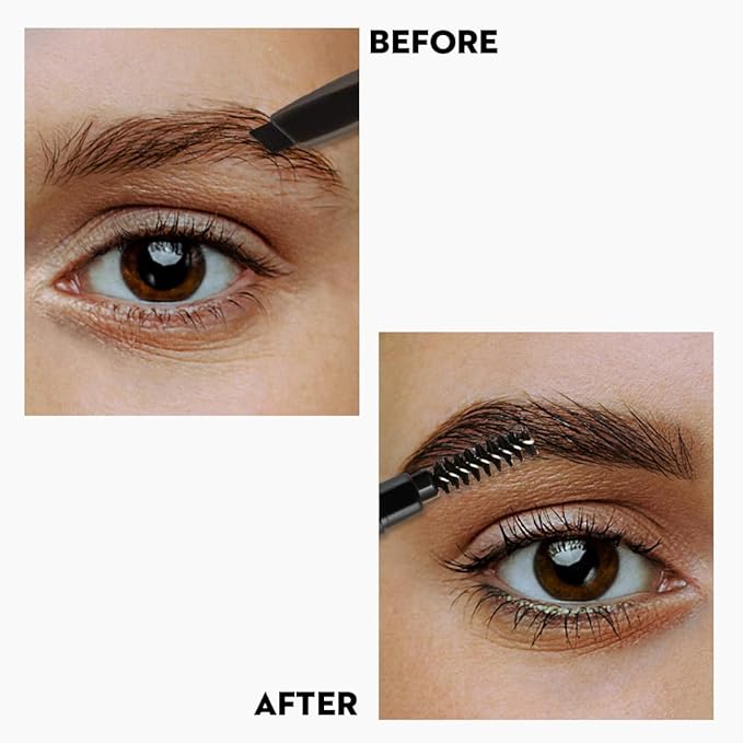 SUGAR Cosmetics Arch Arrival Brow Definer | Brow Pencil with Spoolie | Lasts Upto 12hrs | Pigmented Eyebrow Pencil | Long Lasting & Natural Finish | 3.5g - 01 Jerry Brown (Medium Brown)