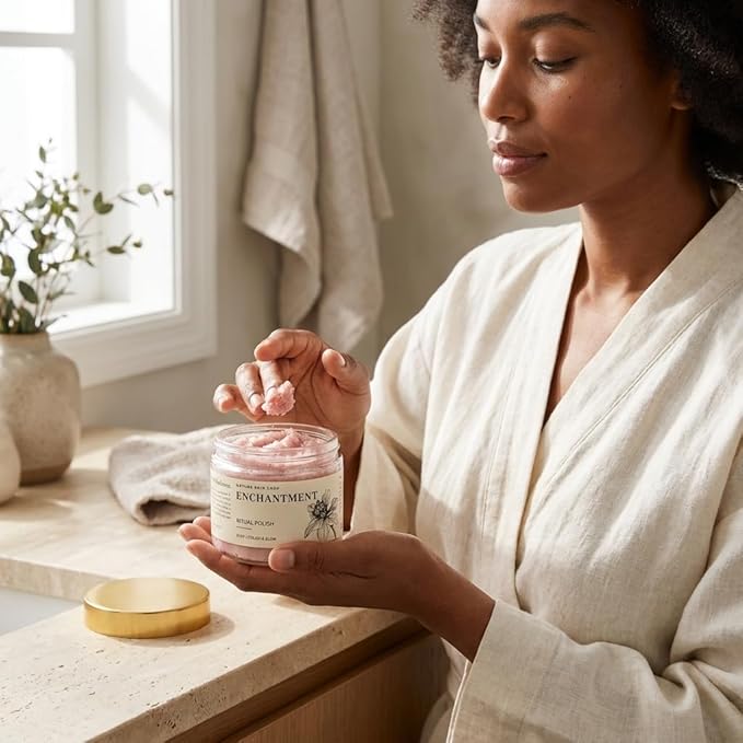 Nature Skin Shop Enchantment Whipped Ritual Polish – Luxurious Whipped Exfoliating Body Scrub, 8oz