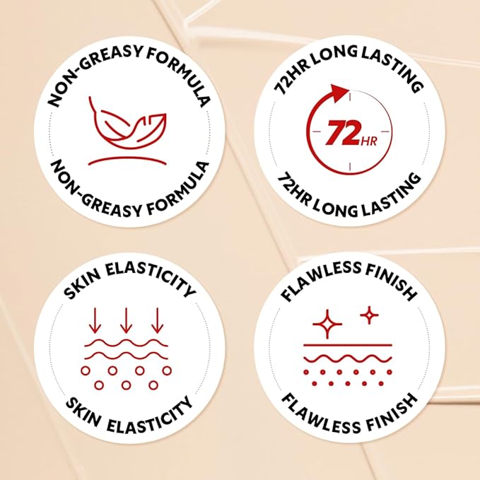 [*Mini Size*] TIRTIR Mask Fit Red Cushion Foundation | Full coverage, Weightless, Skin fit, Satin Glow Finish, Korean Makeup, beauty, Tattoo cover up, Buildable (#43N Deep Cocoa, 0.15 Fl Oz)
