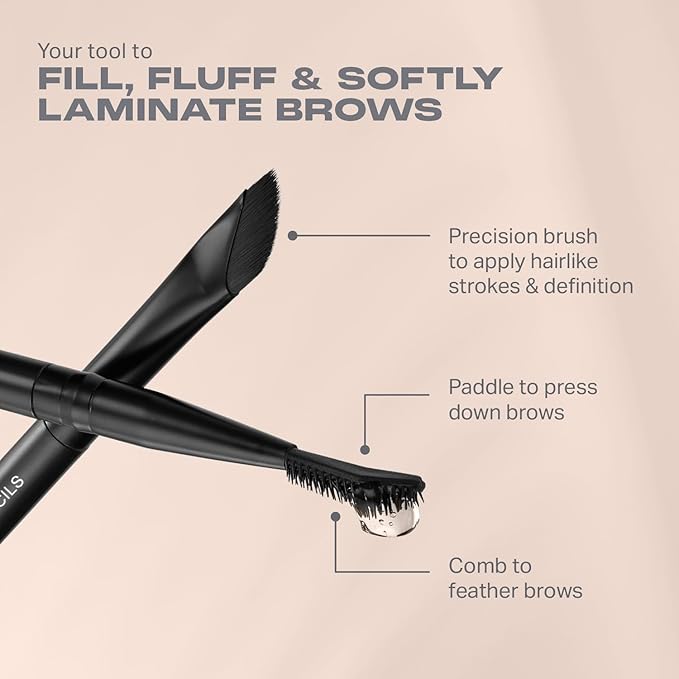 Morphe High Archiever Everyday Essentials Brow Kit - Precision Micro Eyebrow Pencil, Tinted Sculpting Brow Wax & 3-in-1 Brush for Shaping, Filling & Defining - Chocolate Mousse (3 Count)