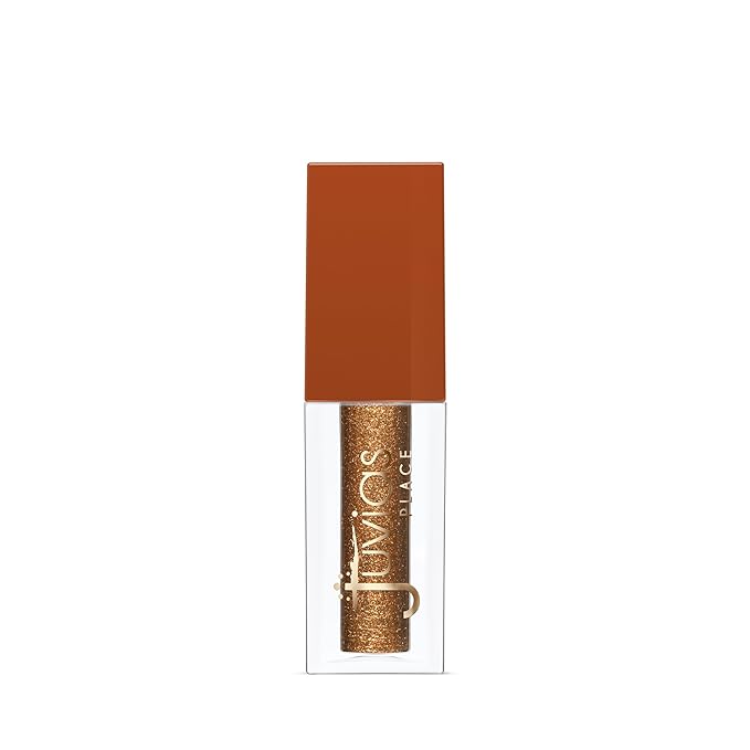 Juvia's Place Coffee Shop Liquid Eyeshadow Caramel Drizzle - Metallic Shimmer for Long-Lasting Color, Waterproof, and Glittering Finish - Buildable and Vibrant - Ideal for All Skin Tones, 0.08 fl oz