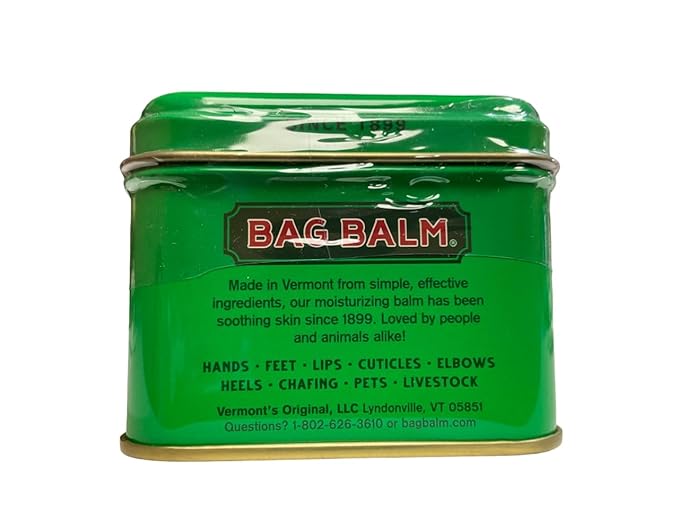 Bag Balm Vermont's Original Moisturizing for Dry Skin, Chapped Lips, Cracked Heels, Dog Paw Pads + More. 118 ml (4 oz) Tin (2)