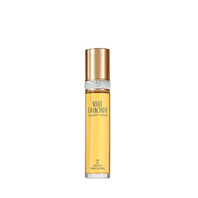 Elizabeth Taylor White Diamonds Women's Perfume, Long-Lasting Floral Fragrance for Her, Eau de Toilette EDT Spray, 1.7 fl oz