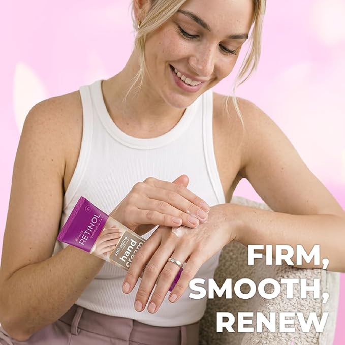 LIVAURA Retinol Anti-Aging Hand Cream – The Original Brand For Younger Looking Hands –Rich, Velvety Conditions & Protects Skin, Nails & Cuticles – Vitamin A Minimizes Age’s Effect on Skin (Women's)